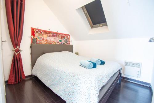 Postel nebo postele na pokoji v ubytování Le Correjou I Magnifique vue mer & Plage