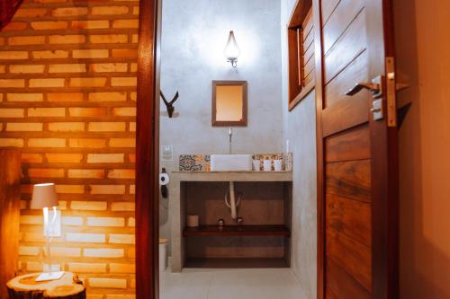 Ένα μπάνιο στο Casa de Coco Icarai