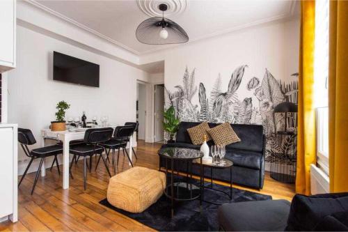 Posezení v ubytování Modern apartment 2BR 6P – Nogent-sur-Marne