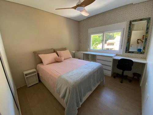 Ένα ή περισσότερα κρεβάτια σε δωμάτιο στο Hostel Beija-Flôr