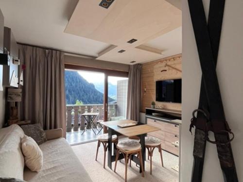 Studio pratique à Châtel avec parking couvert privé