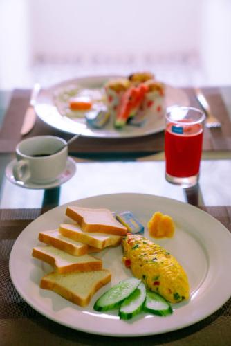 Mad i den private indkvartering eller i nærheden