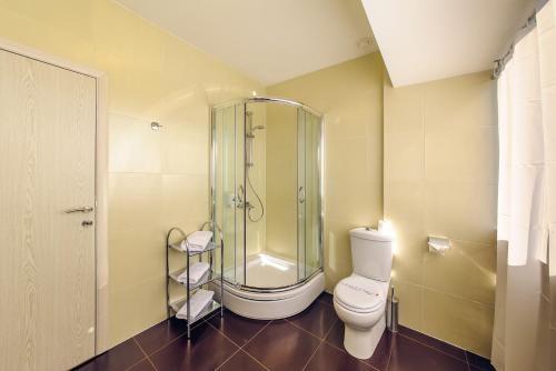 Phòng tắm tại Philia Hotel
