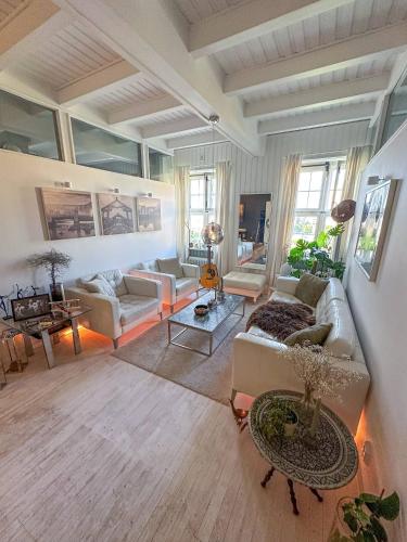 Χώρος καθιστικού στο Modern and spacious home