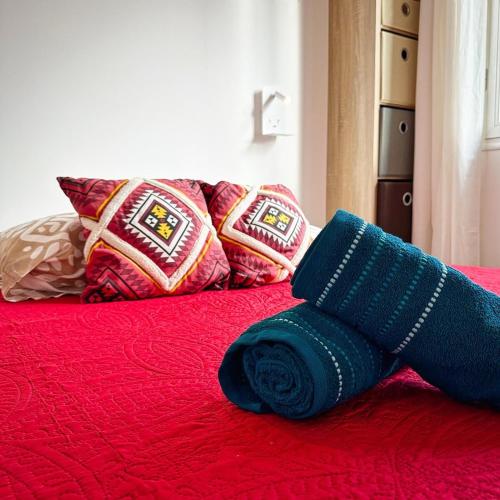 Postel nebo postele na pokoji v ubytování A ka titine