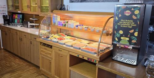 Kuchyň nebo kuchyňský kout v ubytování Frühstückspension Irschen