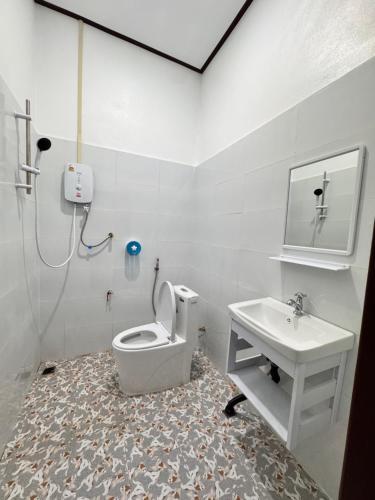 Koupelna v ubytování Keomisay Guesthouse