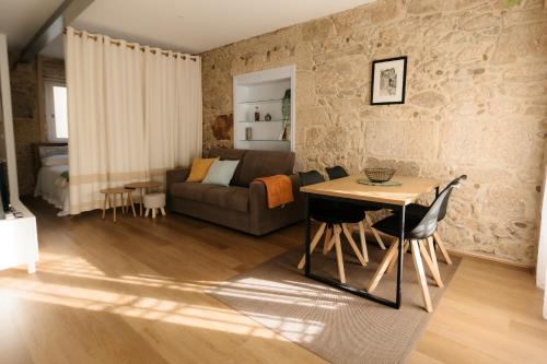 Posezení v ubytování Castellum Tude Apartamento