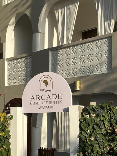 Πιστοποιητικό, βραβείο, πινακίδα ή έγγραφο που προβάλλεται στο Arcade Comfort Suite