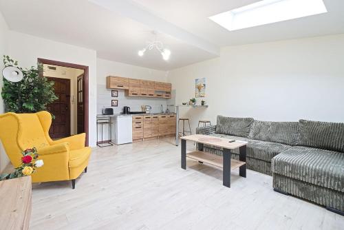 Kuchyň nebo kuchyňský kout v ubytování Apartament Verona