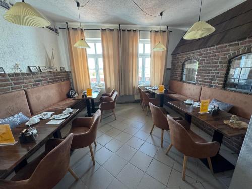 Гостиная зона в Pension zum goldenen Anker direkt an der Elbe