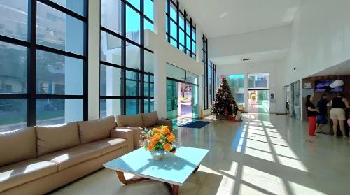 Posezení v ubytování Designer apartment in Caldas Novas Thermas Dos Bandeirantes next to Singapura shopping centre