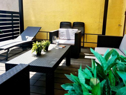 Ático con terraza en el centro de Madrid