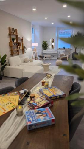 Posezení v ubytování Boutique-Apartments