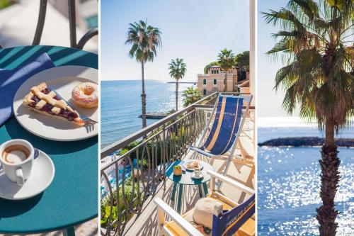 Bazén v ubytování Hotel Golfo e Palme nebo v jeho okolí