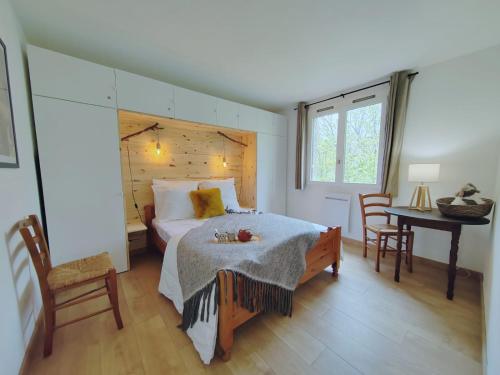 Postel nebo postele na pokoji v ubytování Le Chanterelle - Spacieux & Cocooning