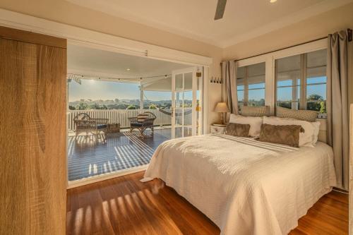 Postel nebo postele na pokoji v ubytování Hinterland Haven