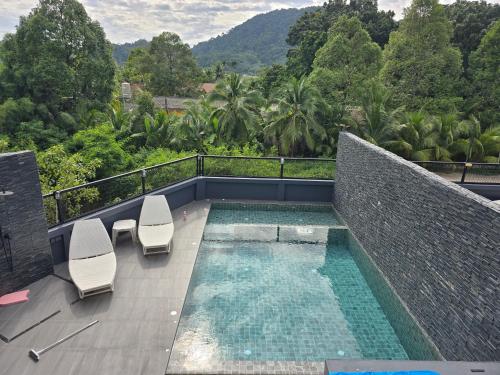 Bazén v ubytování Kathu Pool villa 4 bedroms nebo v jeho okolí