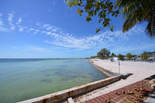 a view of a beach with the ocean at Gardenia Getaway in Key West