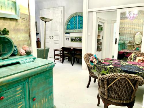 Η κουζίνα ή μικρή κουζίνα στο Muzeum design flats át downtown