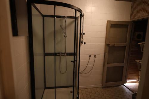 Koupelna v ubytování Villa Lucky