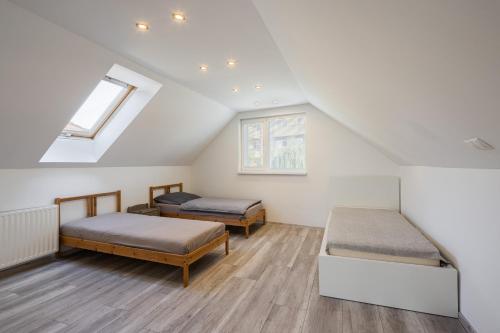 Ένα ή περισσότερα κρεβάτια σε δωμάτιο στο House with Garden Elisa