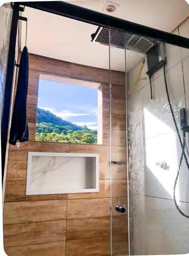 Koupelna v ubytování Loft Lumiere Vila do Abraão Ilha Grande