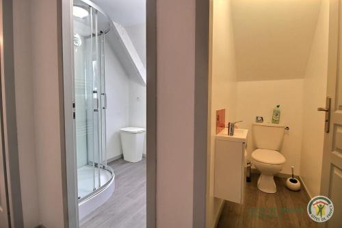 Et badeværelse på Pres des nouelles