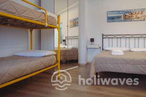 Ένα ή περισσότερα κρεβάτια σε δωμάτιο στο La casa di Luisa