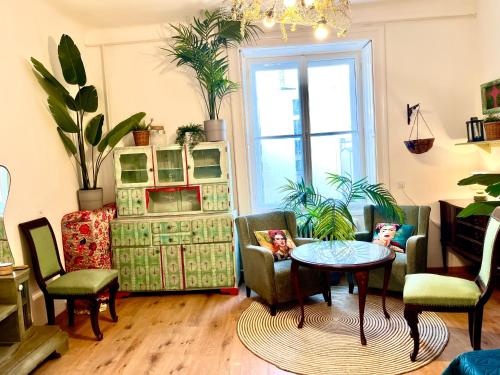 Χώρος καθιστικού στο Muzeum Butique Studio