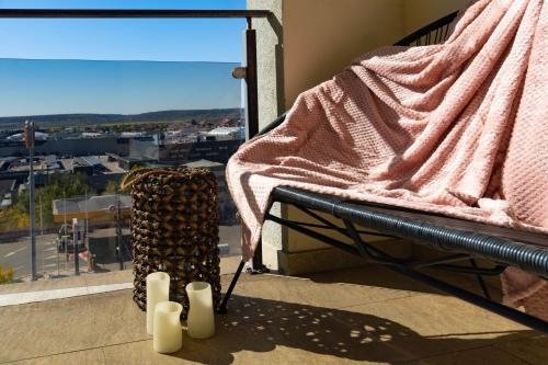 Balkón nebo terasa v ubytování Sia Charm