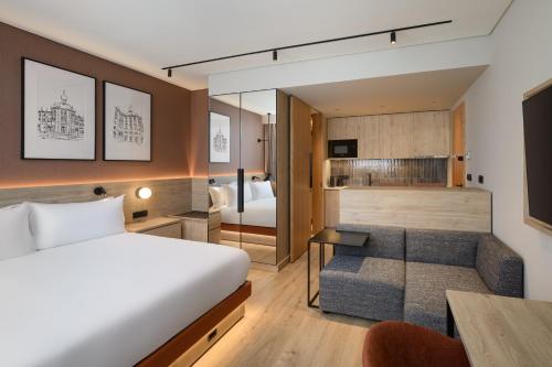 Ένα ή περισσότερα κρεβάτια σε δωμάτιο στο Residence Inn by Marriott Lisbon