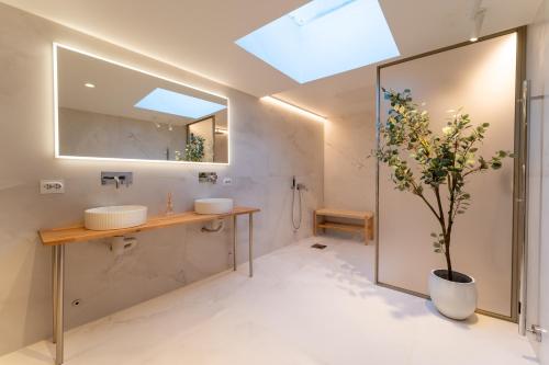 Et badeværelse på Arctic apartment