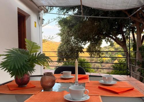 Balkón nebo terasa v ubytování Casa rural Benthomiz 210, Algarrobo, Málaga, España