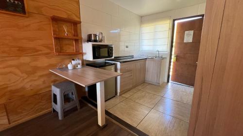 Virtuvė arba virtuvėlė apgyvendinimo įstaigoje Verdevida Apart Hotel