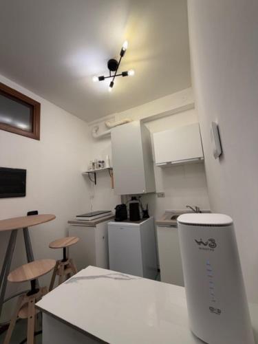 Køkken eller tekøkken på Nicolò House