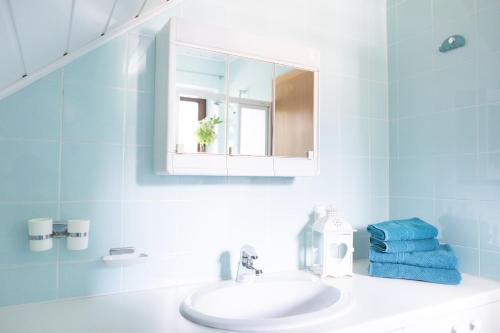 Phòng tắm tại Ferienhaus Sara