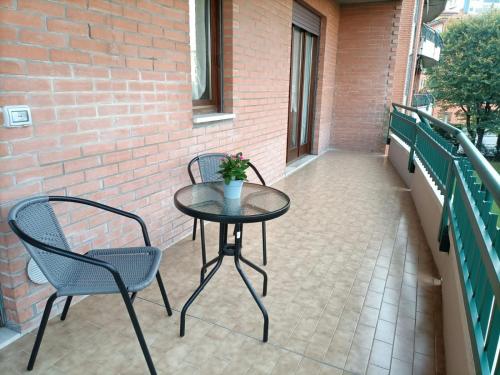 Balkón nebo terasa v ubytování DD apartment