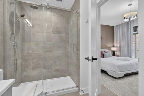 Ένα μπάνιο στο Polaris Verbier Mont-Tremblant Luxury Condo