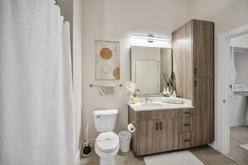 Et badeværelse på The Glass Loft Midtown