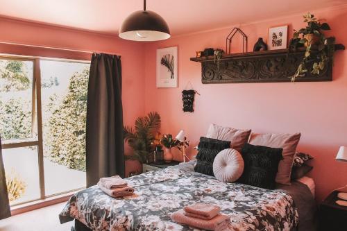 Posezení v ubytování GARDEN HOUSE VILLA - Tasman, Nelson