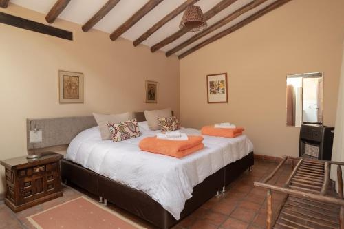 Ένα ή περισσότερα κρεβάτια σε δωμάτιο στο Bungalows Perayoc