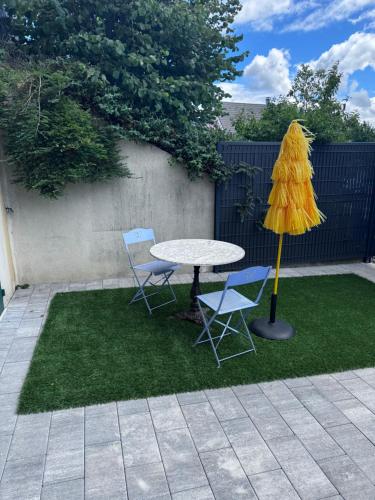 Zahrada ubytování Appartement cosy rez de jardin Kaligone