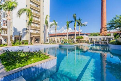 Πισίνα στο ή κοντά στο Incrível apto com infra de Clube no 4 Distrito!