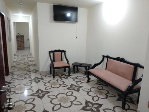 Μια τηλεόραση ή/και κέντρο ψυχαγωγίας στο Hospedaje El Obraje