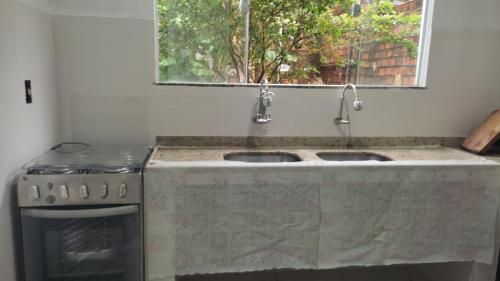 Kuchyň nebo kuchyňský kout v ubytování Casa Branca