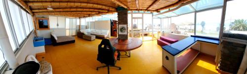 Posezení v ubytování Casa de playa Barranca