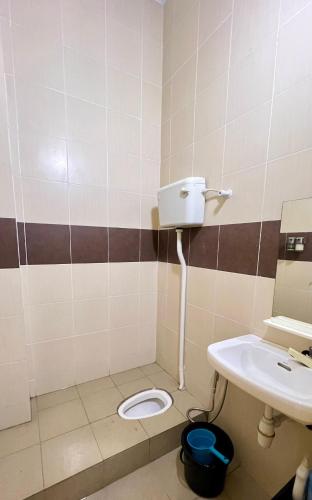 Koupelna v ubytování Ruby homestay