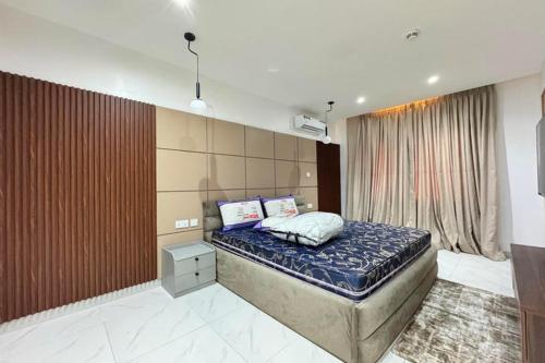 Ένα ή περισσότερα κρεβάτια σε δωμάτιο στο Fafje