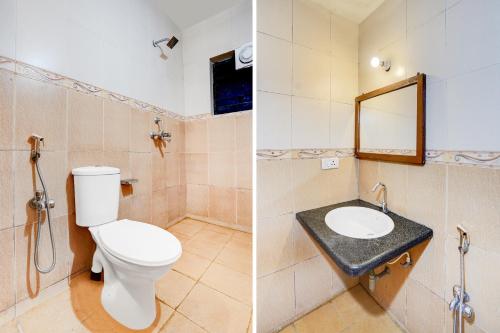 Koupelna v ubytování Collection O Holiday Street Calangute Formerly Shruti Resort